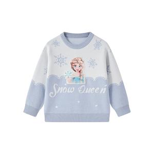 Детский свитер с круглым вырезом, средней жесткости Disney, синий