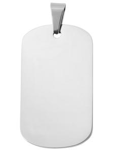Adeliás Универсальный кулон из нержавеющей стали серебристого цвета