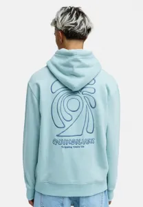Худи с принтом «соленая вода» Quiksilver, Light Blue