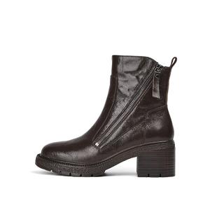 ST&SAT Ботильоны женские черно-коричневые