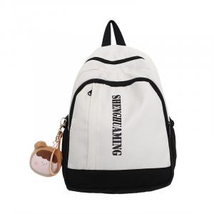 BALANG Нейлоновый рюкзак женский черно-белый сине-белый хаки светло-зеленый флуоресцентно-желтый, Black & White+Charm