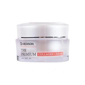 Коллагеновый крем для лица с экстрактом шелка, 50 мл Dr.Hedison The premium collagen