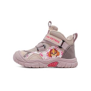 Скользостойкие, износостойкие, утепленные мид-топ детские повседневные кроссовки для детей 3-7 лет PAW PATROL, фиолетовый