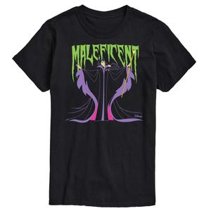 Футболка с рисунком Злодеи Диснея Big & Tall Maleficent License, черный