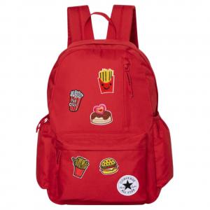 Converse Полиэстеровый рюкзак обычный унисекс красный, Embroidery