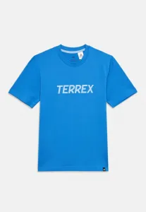 Футболка с логотипом, спортивная футболка унисекс Adidas Terrex, Ray Blue