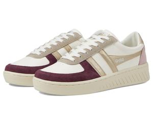 Кроссовки Gola Grandslam Quadrant, Off-White/Windsor Wine/Gold/Chalk Pink