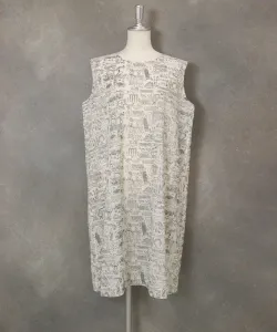 Платье с сетчатым принтом Studio Picone, цвет White(190)