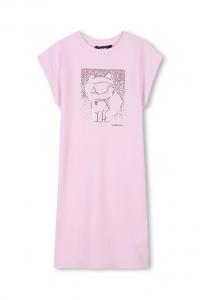 Детское платье Karl Lagerfeld, розовый
