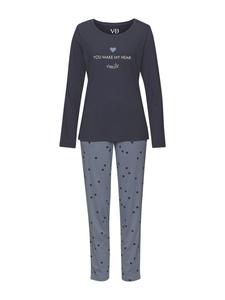 Пижама VIVANCE DREAMS, цвет graublau gemustert