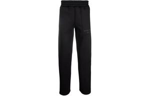 X TEAM WANG Design Вязаные спортивные штаны Мужские Черные PALM ANGELS