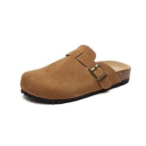 Тапочки с закрытым носком для женщин DAPHNE, коричневый