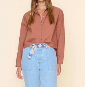 Рубашка Tristan в глиняно-коричневом цвете XIRENA