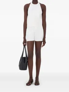 Топ Sami с вырезом халтер LouLou de Saison, белый