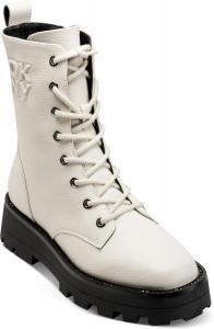 Женские ботинки DKNY Sejal с застежкой на шнуровку и логотипом, Coconut