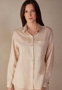 Блузка на пуговицах Intimissimi, цвет Mottled Beige