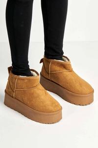 Ботильоны Miss Diva Dahl подкладкой из искусственного меха, коричневый