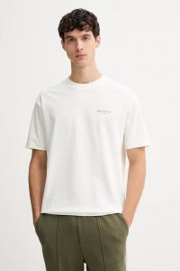 Хлопковая футболка Marc O'Polo, бежевый