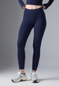 Леггинсы Even&Odd active FULL LENGTH HIGH RISE FINE RIB SEAMLESS LEGGINGS, 503 - Dark Blue/Dark Blue