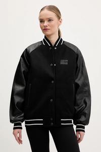 Куртка из шерстяной смеси Tommy Jeans, черный