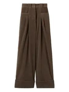 Плиссированные брюки Claudie Pierlot, коричневый