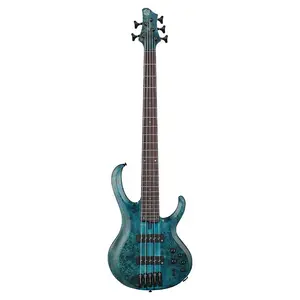 Электрическая бас-гитара Ibanez BTB945 Standard с 5 струнами, праворукая, с грифом из палисандра и верхней декой из тополя (Cosmic Blue Low Gloss)