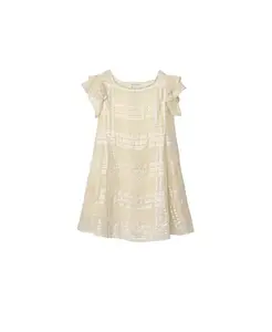 Шелковое платье для девочек в клетку с металлическим блеском - для малышек и для девочек постарше Burberry, коричневый