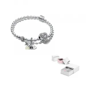 Pandora Серебряный браслет 925 пробы для женщин Silver