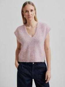Топ-жилет Camryn из шерстяного трикотажа Second Female, Pink