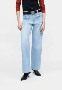 Джинсы onlmadison с широкими карманами и свободным кроем Only, Light Blue Denim