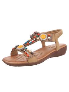 Сандалии на плоской подошве Ital-Design, кэмел