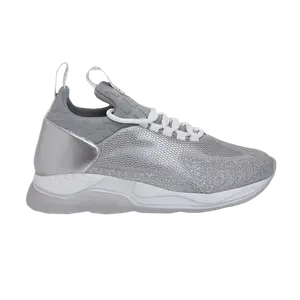 Кроссовки Versace Cross Chainer, серебро