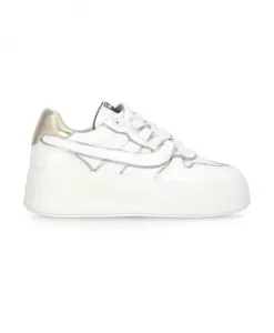 Белые кожаные кроссовки с контрастными деталями Ash, белый