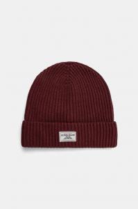 Шапка из смесовой шерсти Guess Jeans, бордовый