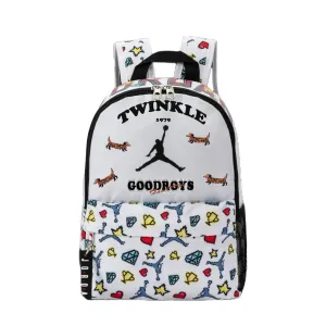 Jordan Полиэстеровый рюкзак унисекс белый, Dachshund