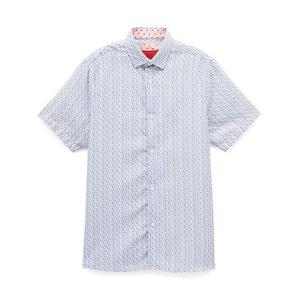 Мальчиковая рубашка slim fit с принтом Elie Balleh