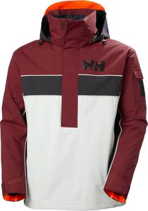 Helly-Hansen Ullr D Insulated Anorak 2.0 Unisex Athletic-Insulated-Jackets, Waterproof Coat, Snowboarding, Skiing, 180 Mars Red