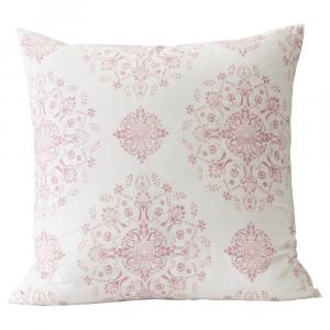 Пододеяльник Lands' End 200 с принтом из перкаля или европейская накидка, цвет Pink Medallion