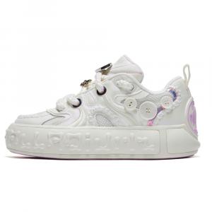 Обувь Button Shoes, износостойкая, нескользящая, низкая, для скейтбординга, унисекс, экрю Palladium, Ecru