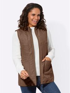 WITT WEIDEN Стеганый жилет коричневого цвета