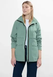 Ветровка Cecil, без капюшона, на двусторонней молнии, мятный