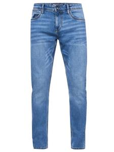 Rusty Neal Синие джинсы "MELVIN" зауженного кроя из эластичного хлопка