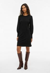 Платье VILA VIKERRY O NECK DRESS, Black Beauty/Black