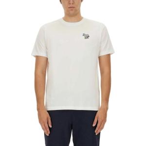 Футболка с 3D зебровым принтом Paul Smith, белый