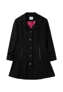 Пальто из саржи Sheego, черный