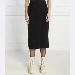 Шерстяная юбка феи Max&Co., черный