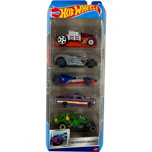 Игрушечные машинки Hot Wheels 5-Pak HW с открытыми двигателями HLY79