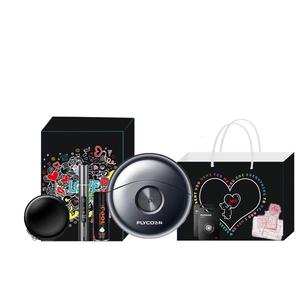 Электрическая бритва FS891 с двумя лезвиями, полностью моющаяся, портативная FLYCO, FS891 черный LOVE Bear Box+5616 Nose Hair Trimmer+2 Blade Heads+Foam