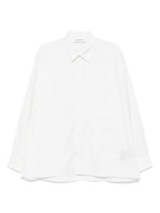 Полосатая рубашка с нашивкой E Études Studio, белый