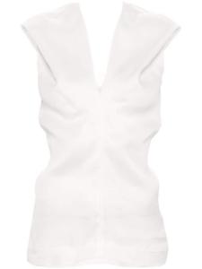 KHAITE шелковая блузка Ami, белый